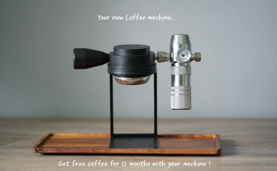 Espresso Press Coffee Machine Premium Bundle | 12 Months of Coffee + Free Accessories